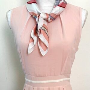 Blush Pink Chiffon Dress XS US 2 Lined